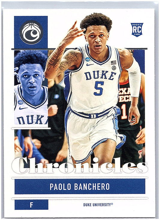 2022 Panini Chronicles Draft Picks #2 Paolo Banchero