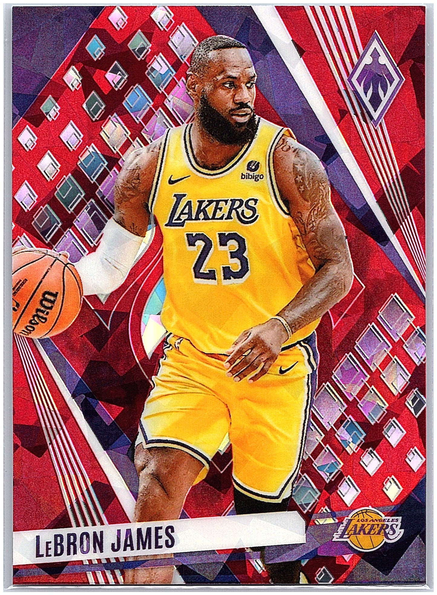 2023-24 Panini Phoenix #211 LeBron James Phoenix Red Ice