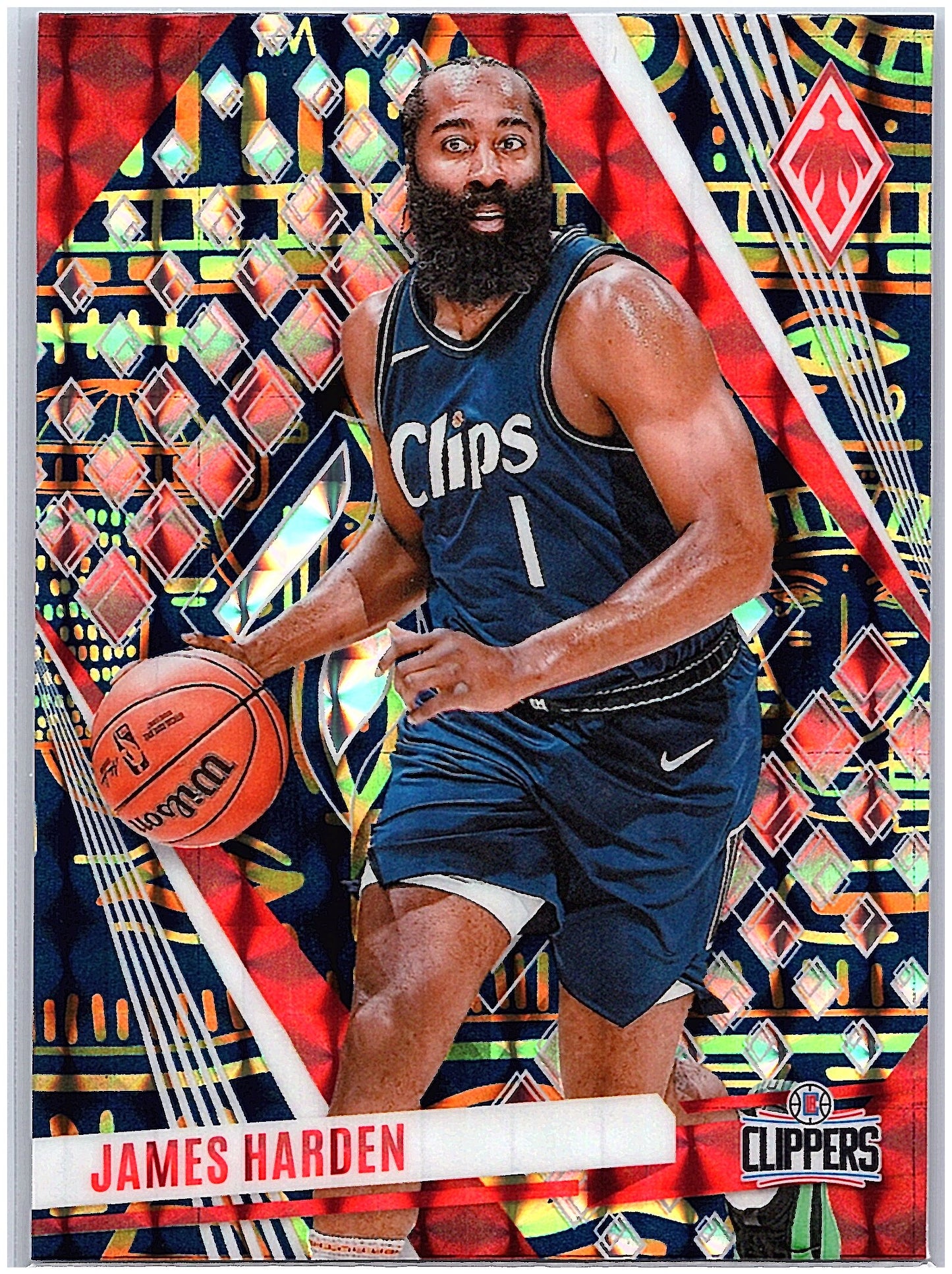 2023-24 Panini Phoenix #189 James Harden Phoenix Heiroglyphs