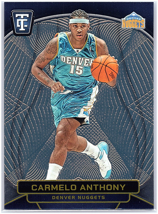 2024-25 Panini Totally Certified #185 Carmelo Anthony Mirror Neon Orange #/299