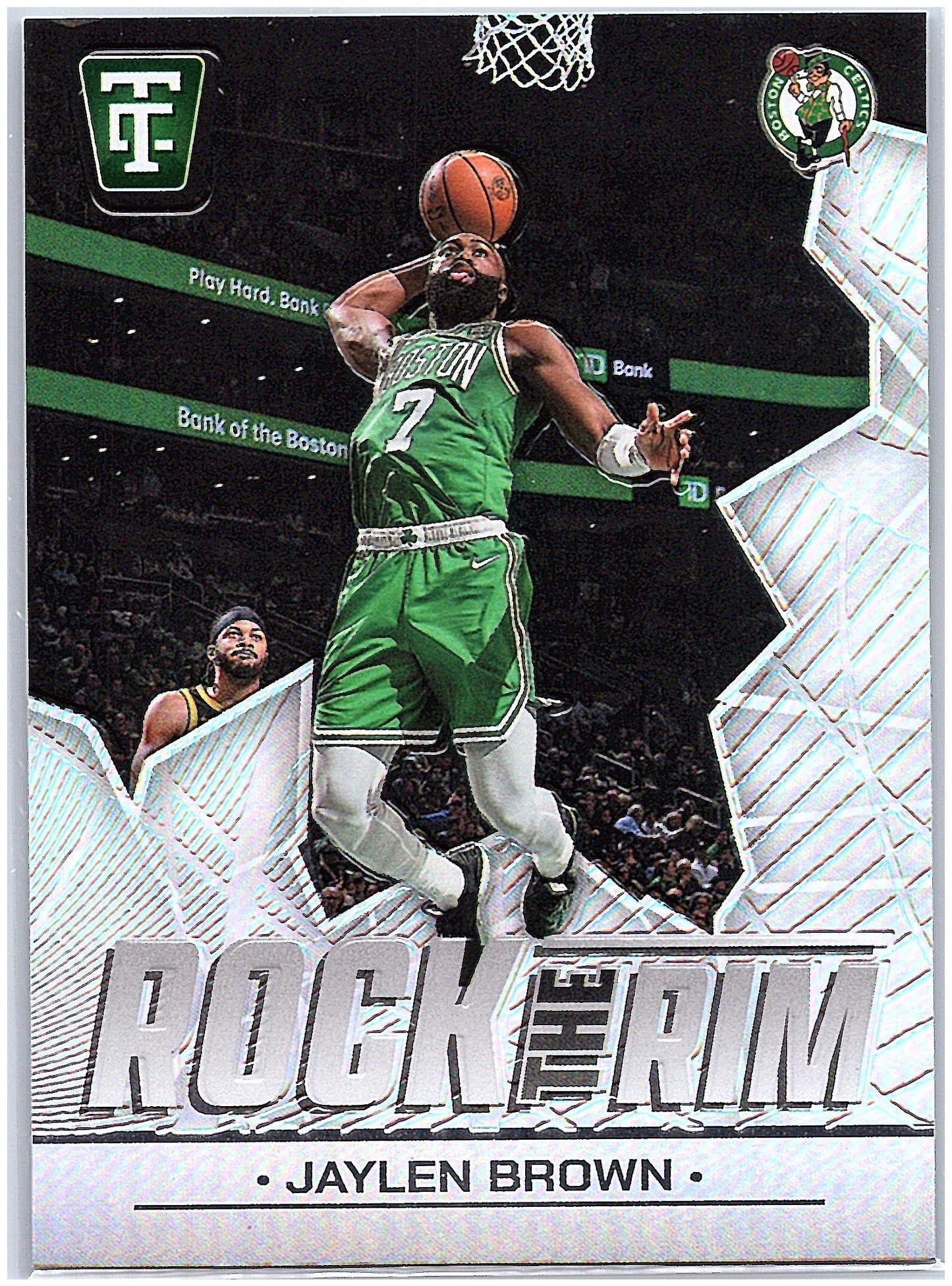 2024-25 Panini Totally Certified #3 Jaylen Brown Rock the Rim Mirror