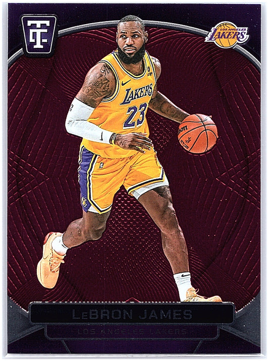 2024-25 Panini Totally Certified #81 LeBron James Mirror Maroon