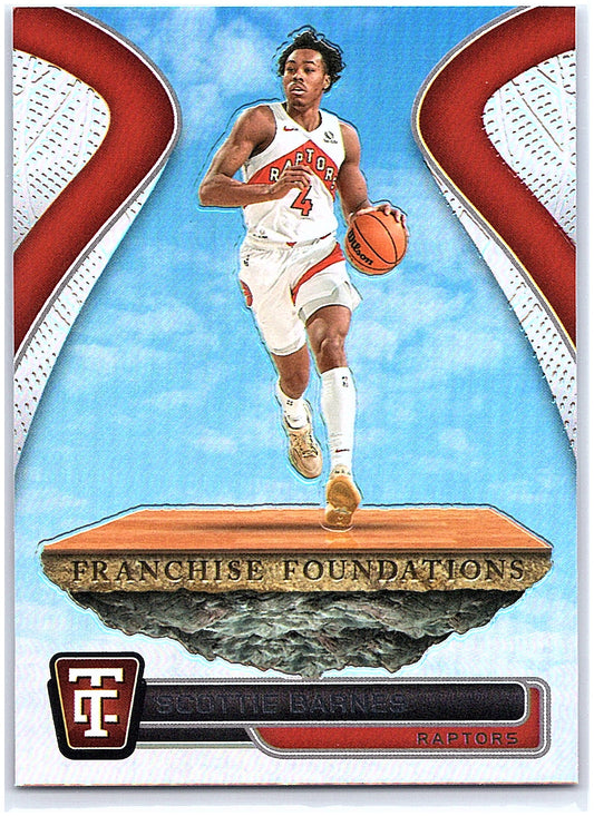 2024-25 Panini Totally Certified #13 Scottie Barnes Franchise Foundations