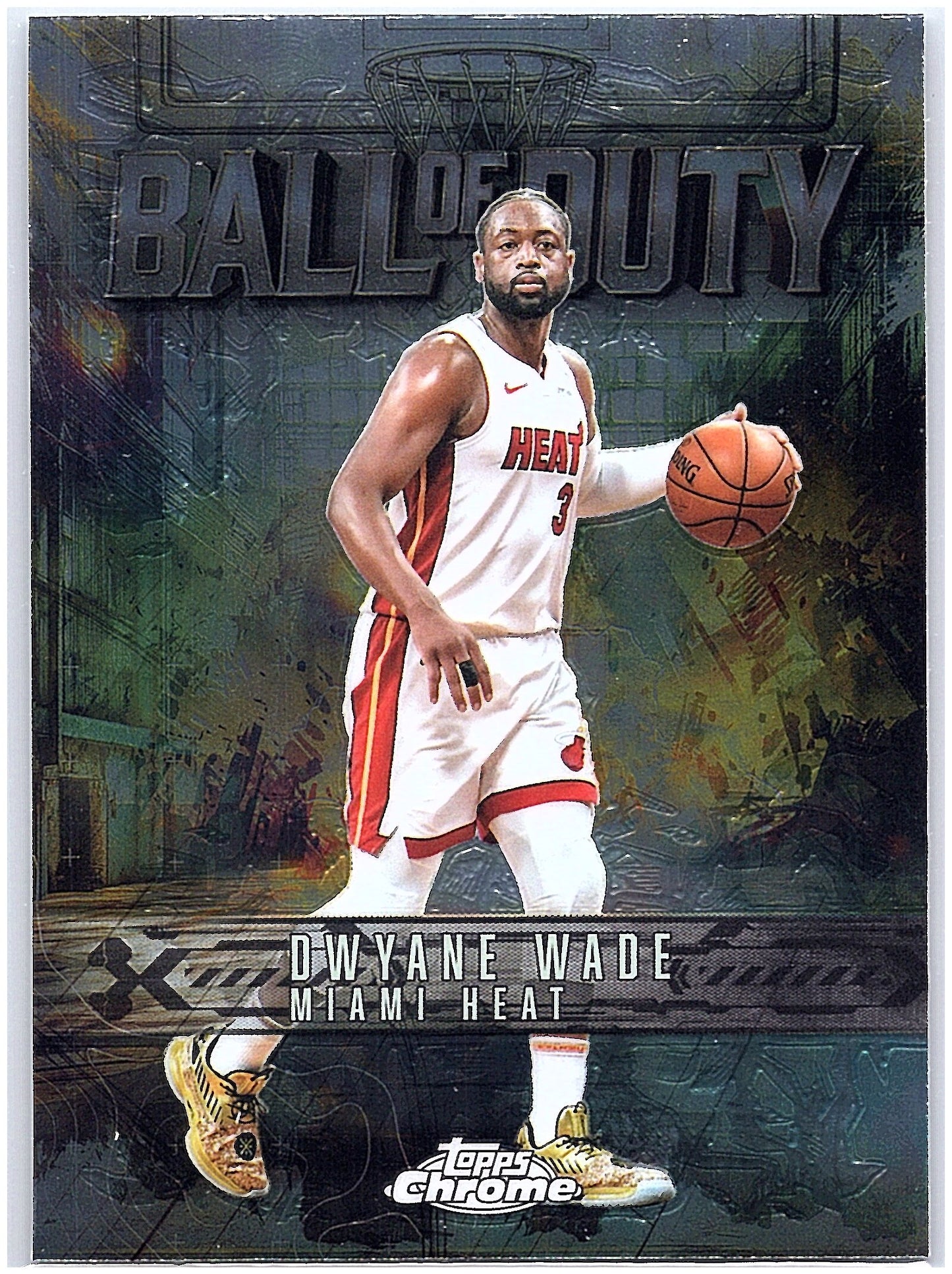 2025-26 Topps Chrome #BD-16 Dwyane Wade Ball of Duty