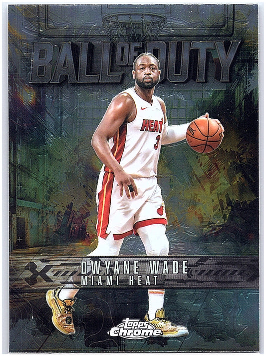2025-26 Topps Chrome #BD-16 Dwyane Wade Ball of Duty