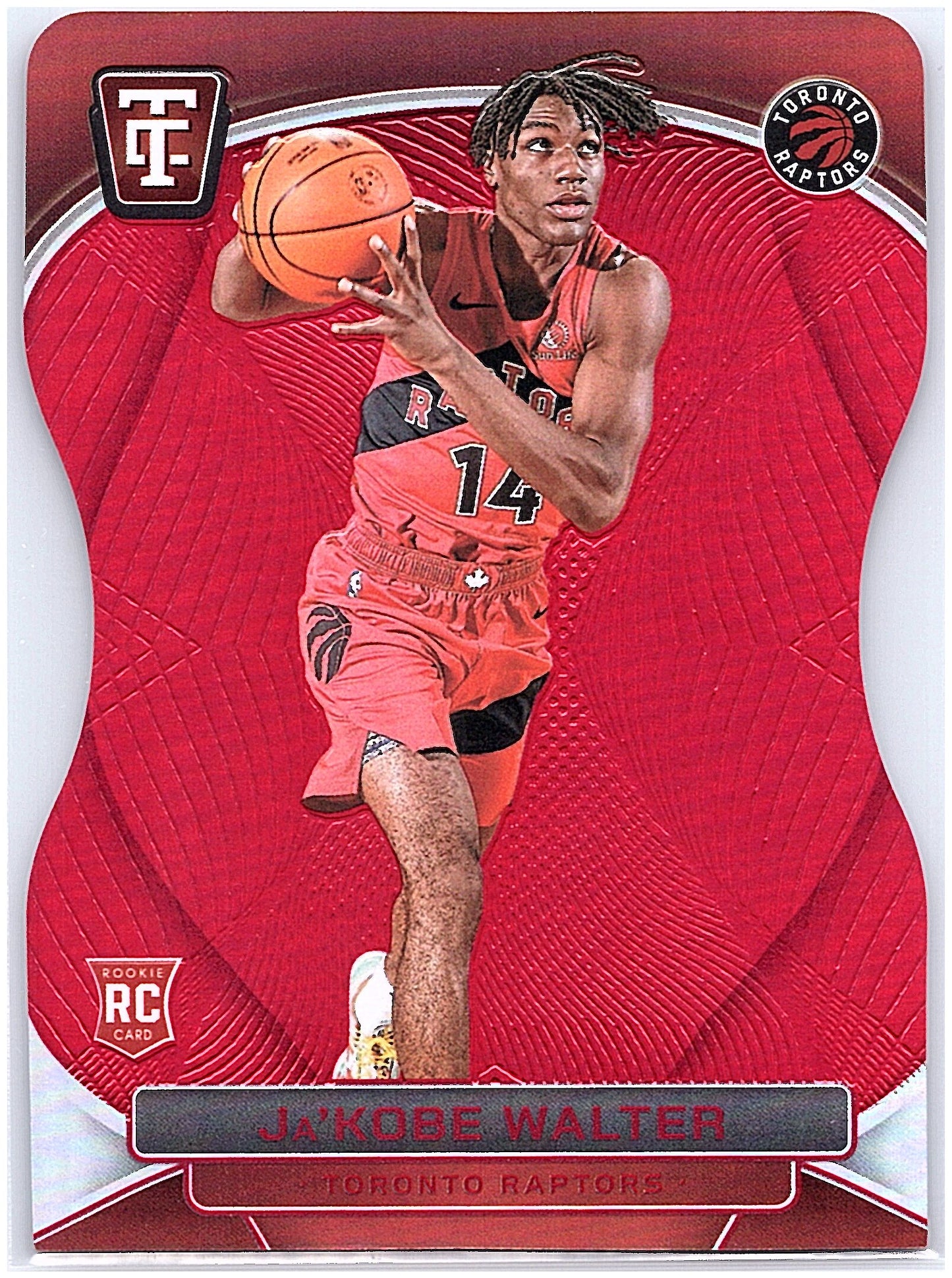 2024-25 Panini Totally Certified #148 Ja'Kobe Walter Mirror Pink #/125