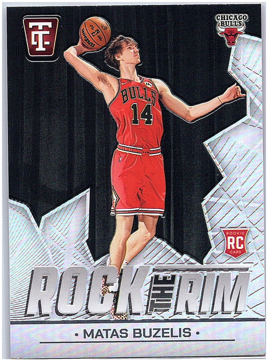 2024-25 Panini Totally Certified #14 Matas Buzelis Rock the Rim Mirror