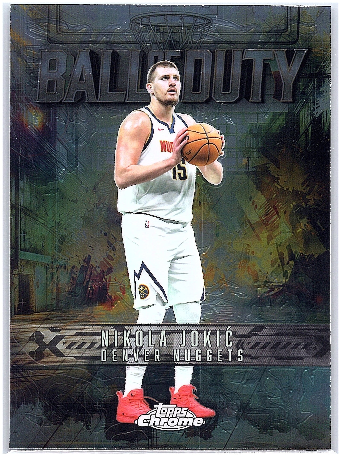 2025-26 Topps Chrome #BD-3 Nikola Jokić Ball of Duty