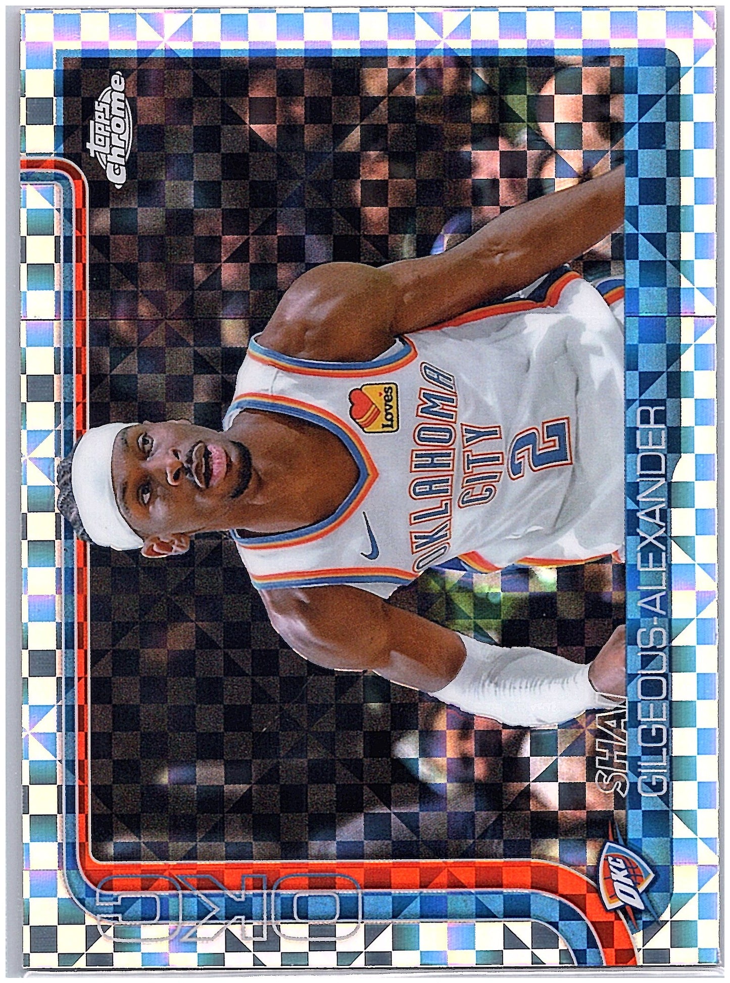 2025-26 Topps Chrome #141 Shai Gilgeous-Alexander X-Fractor