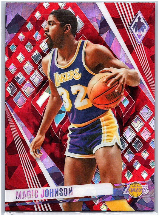 2023-24 Panini Phoenix #80 Magic Johnson Phoenix Red Ice