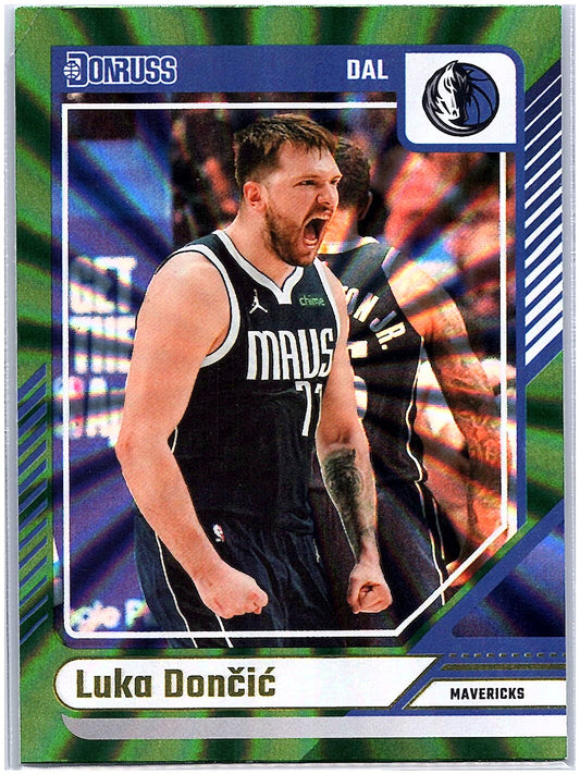 2024-25 Donruss #82 Luka Doncic Holo Green Laser
