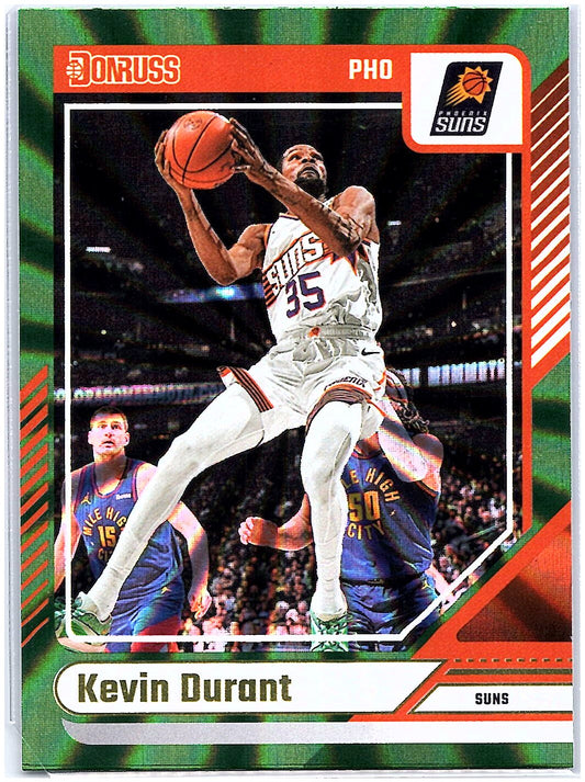 2024-25 Donruss #54 Kevin Durant Holo Green Laser