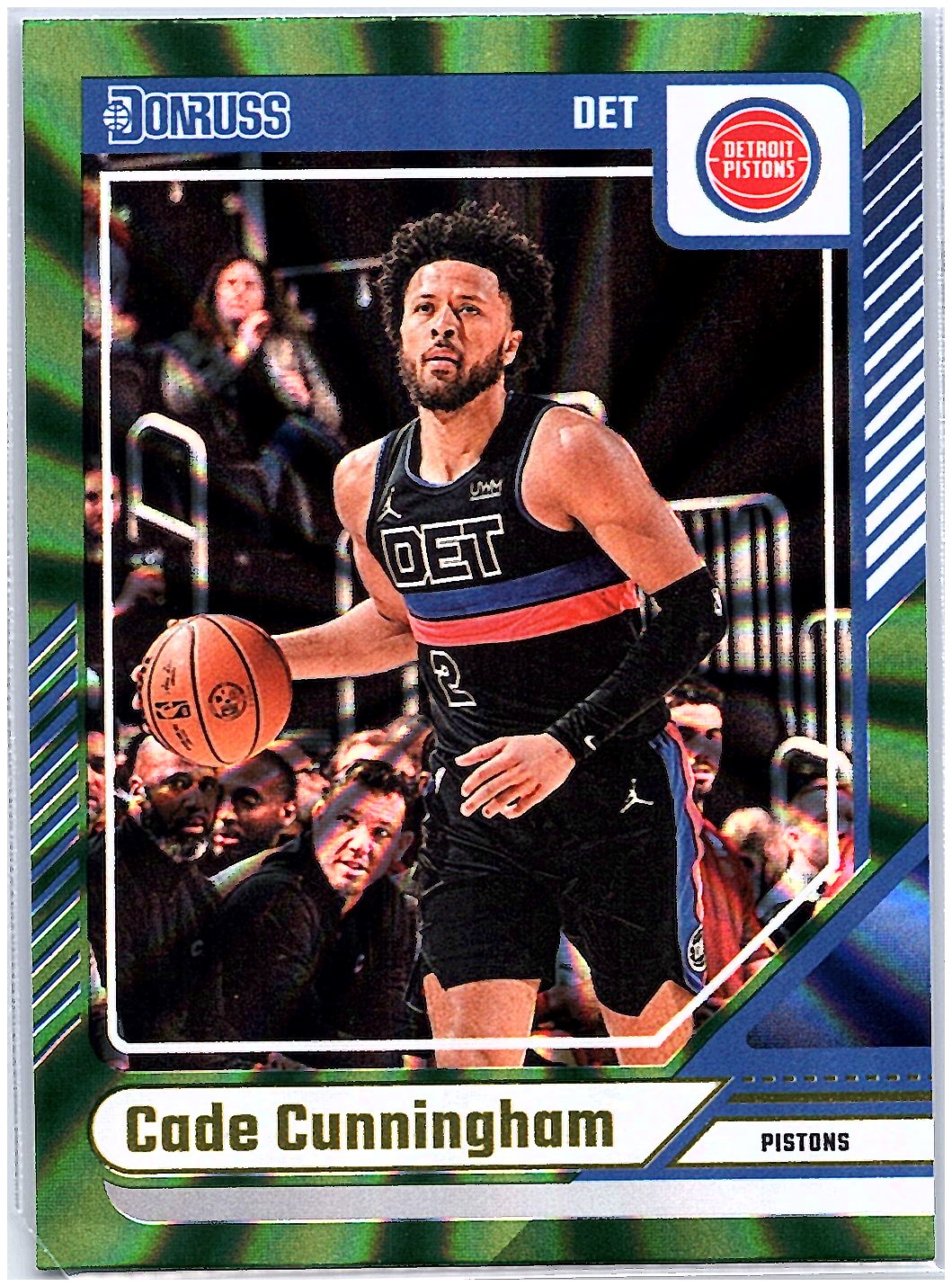 2024-25 Donruss #174 Cade Cunningham Holo Green Laser