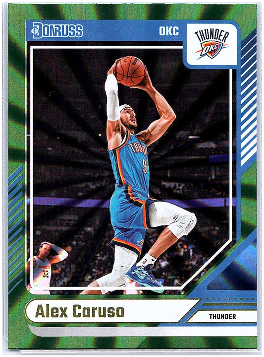2024-25 Donruss #35 Alex Caruso Holo Green Laser