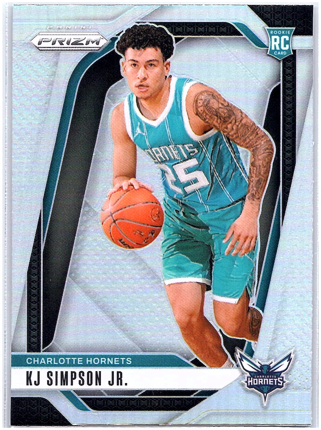 2024-25 Panini Prizm #247 KJ Simpson Jr. Prizms Silver