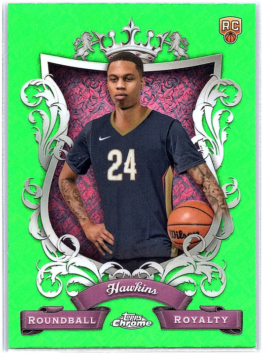2023-24 Topps Chrome #RR-25 Jordan Hawkins Refractor Green Topps