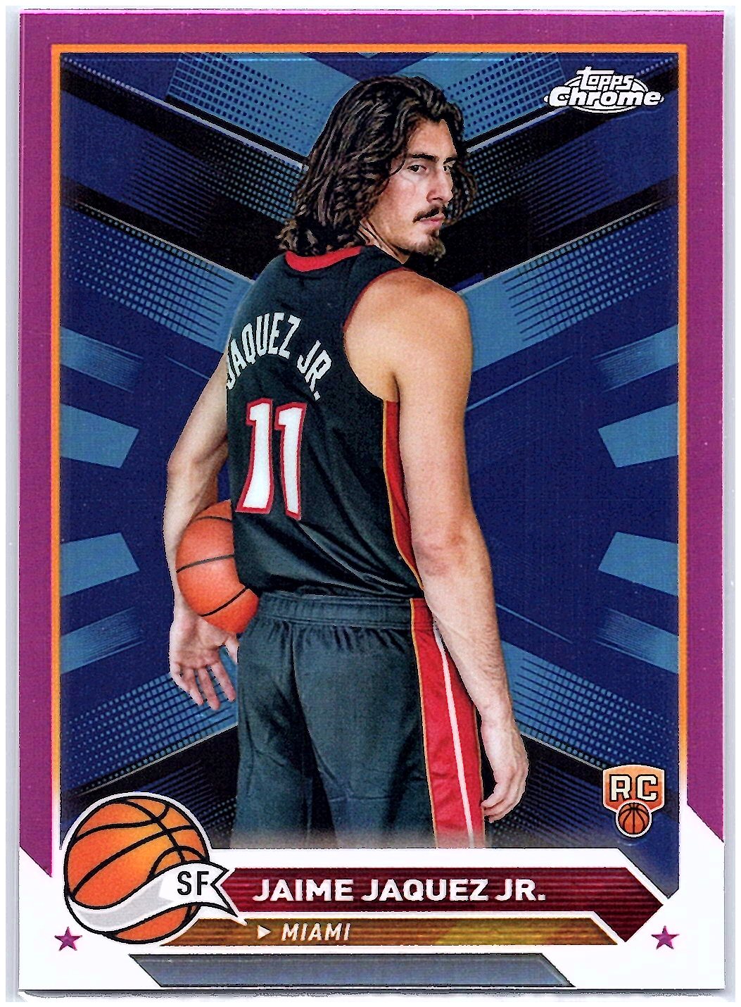 2023-24 Topps Chrome #121 Jaime Jaquez Jr. Pink Refractors