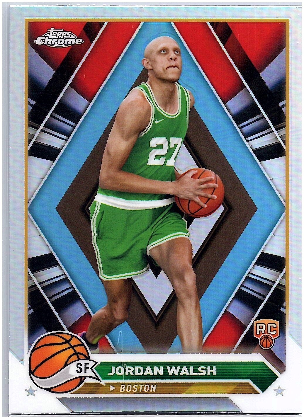 2023-24 Topps Chrome #189 Jordan Walsh Refractors