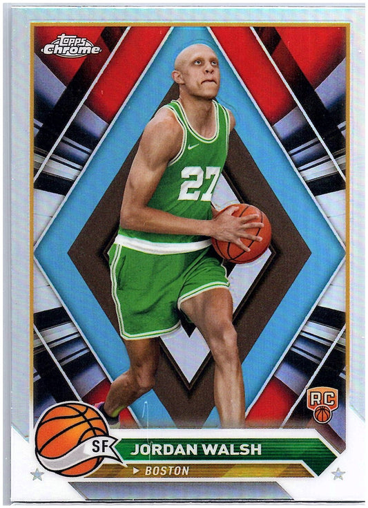 2023-24 Topps Chrome #189 Jordan Walsh Refractors