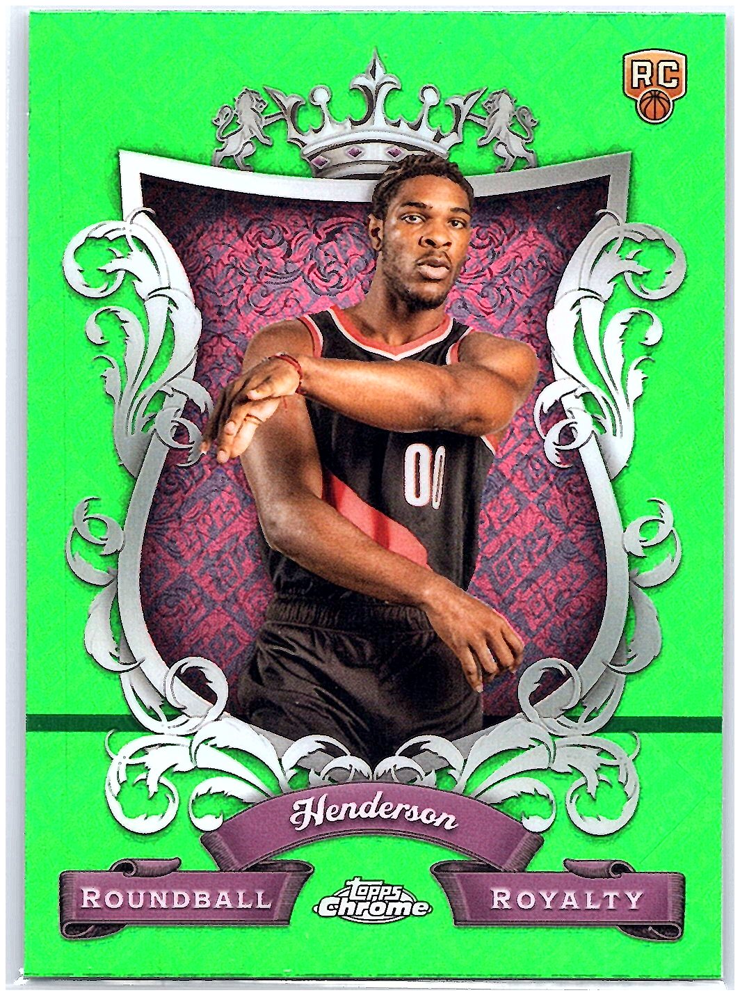 2023-24 Topps Chrome #RR-28 Scoot Henderson Refractor Green