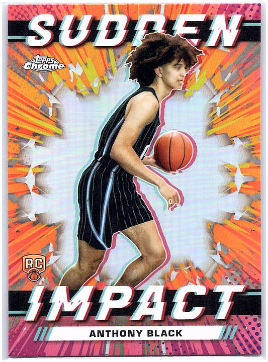 2023-24 Topps Chrome #174 Liam Robbins Pink Refractors