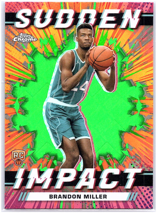 2023-24 Topps Chrome #SI-2 Brandon Miller Refractor Green Topps