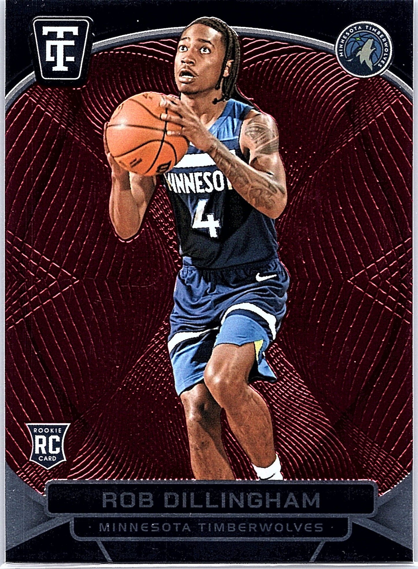 2024-25 Panini Totally Certified #157 Rob Dillingham Mirror Maroon