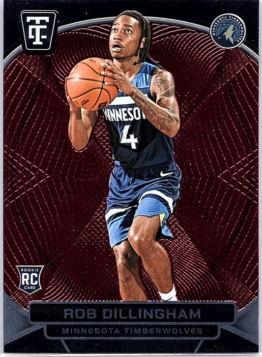 2024-25 Panini Totally Certified #157 Rob Dillingham Mirror Maroon