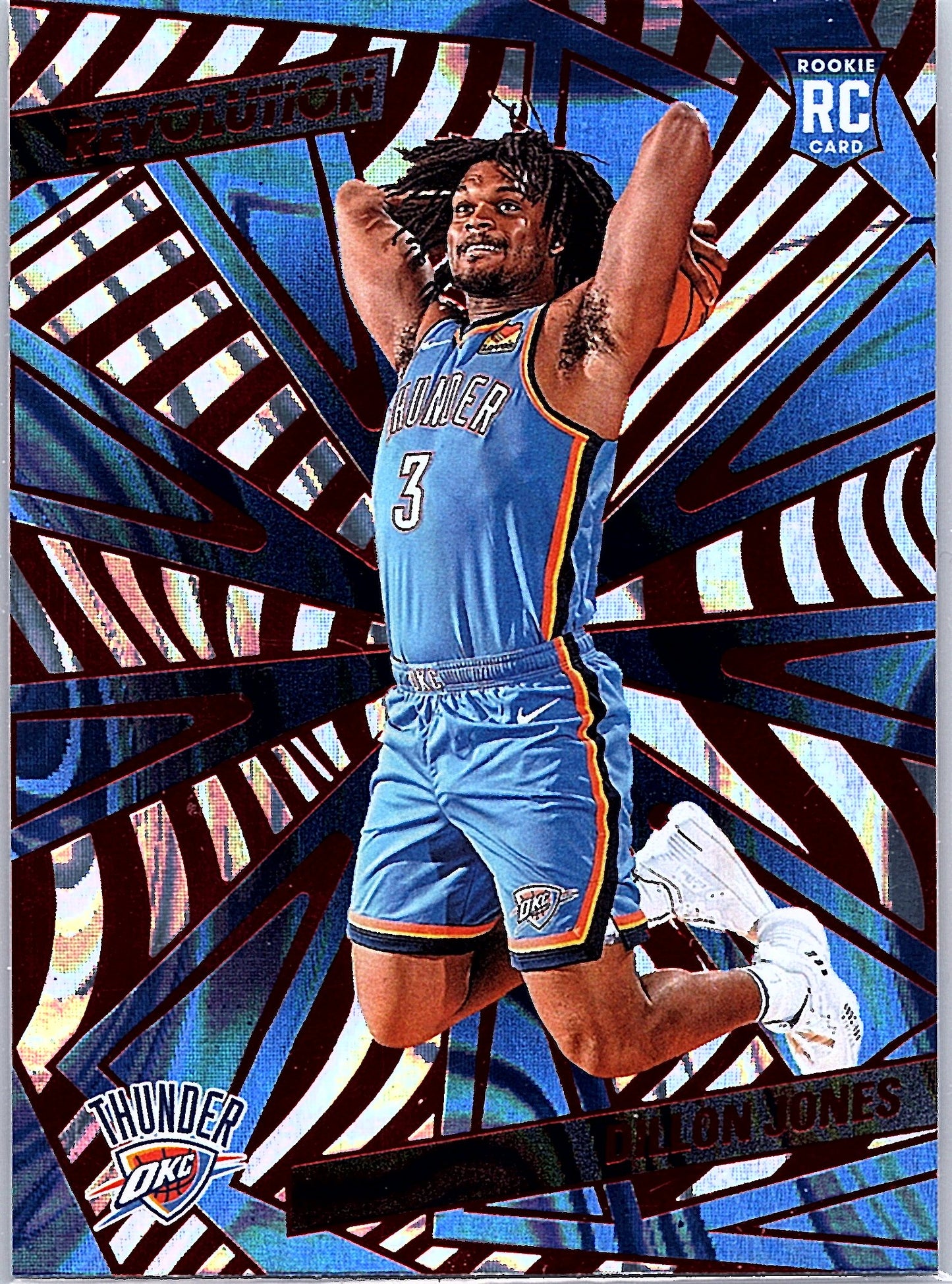 2024-25 Panini Revolution #115 Dillon Jones Red Swirl