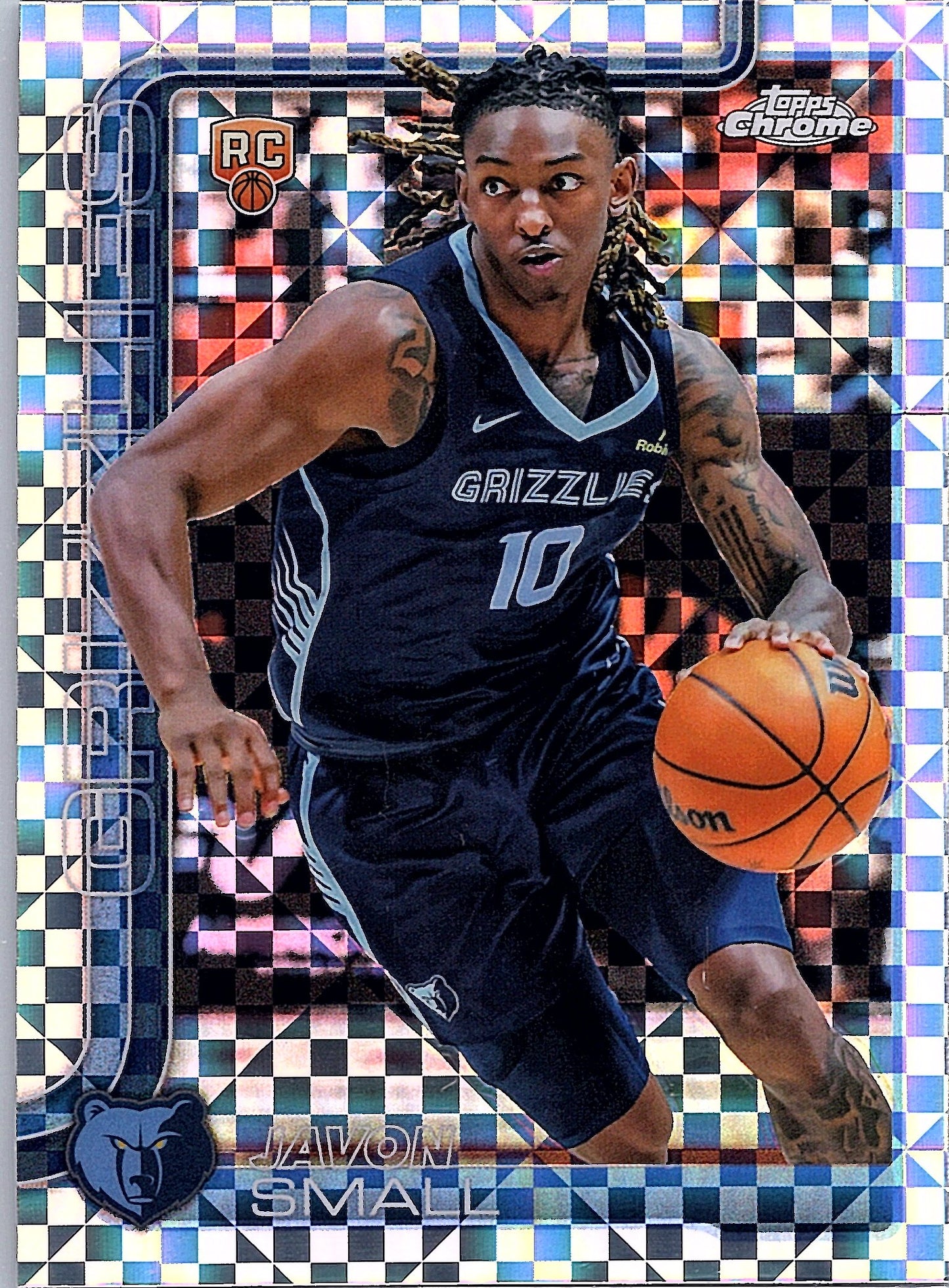 2025-26 Topps Chrome #299 Javon Small X-Fractor