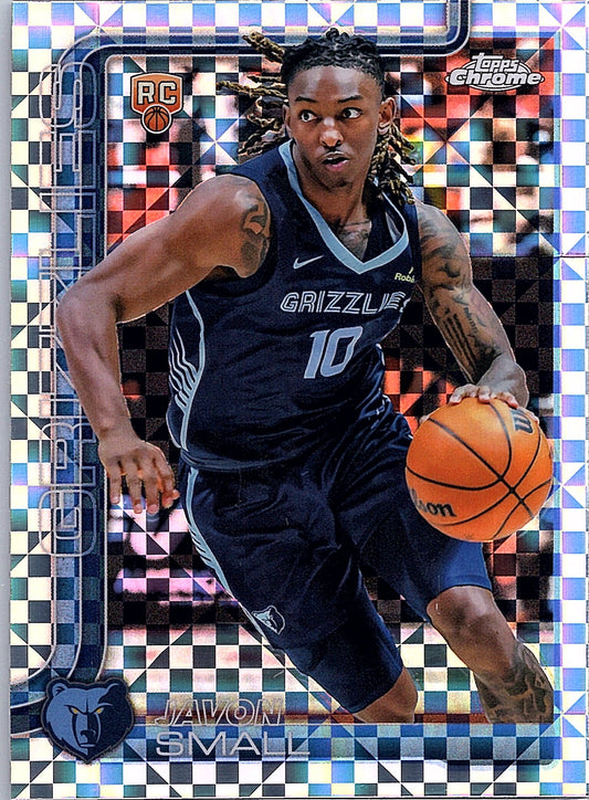 2025-26 Topps Chrome #299 Javon Small X-Fractor