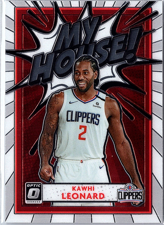 2020-21 Donruss Optic #19 Kawhi Leonard My House