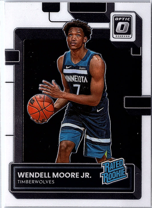 2022-23 Donruss Optic #201 Wendell Moore Jr.