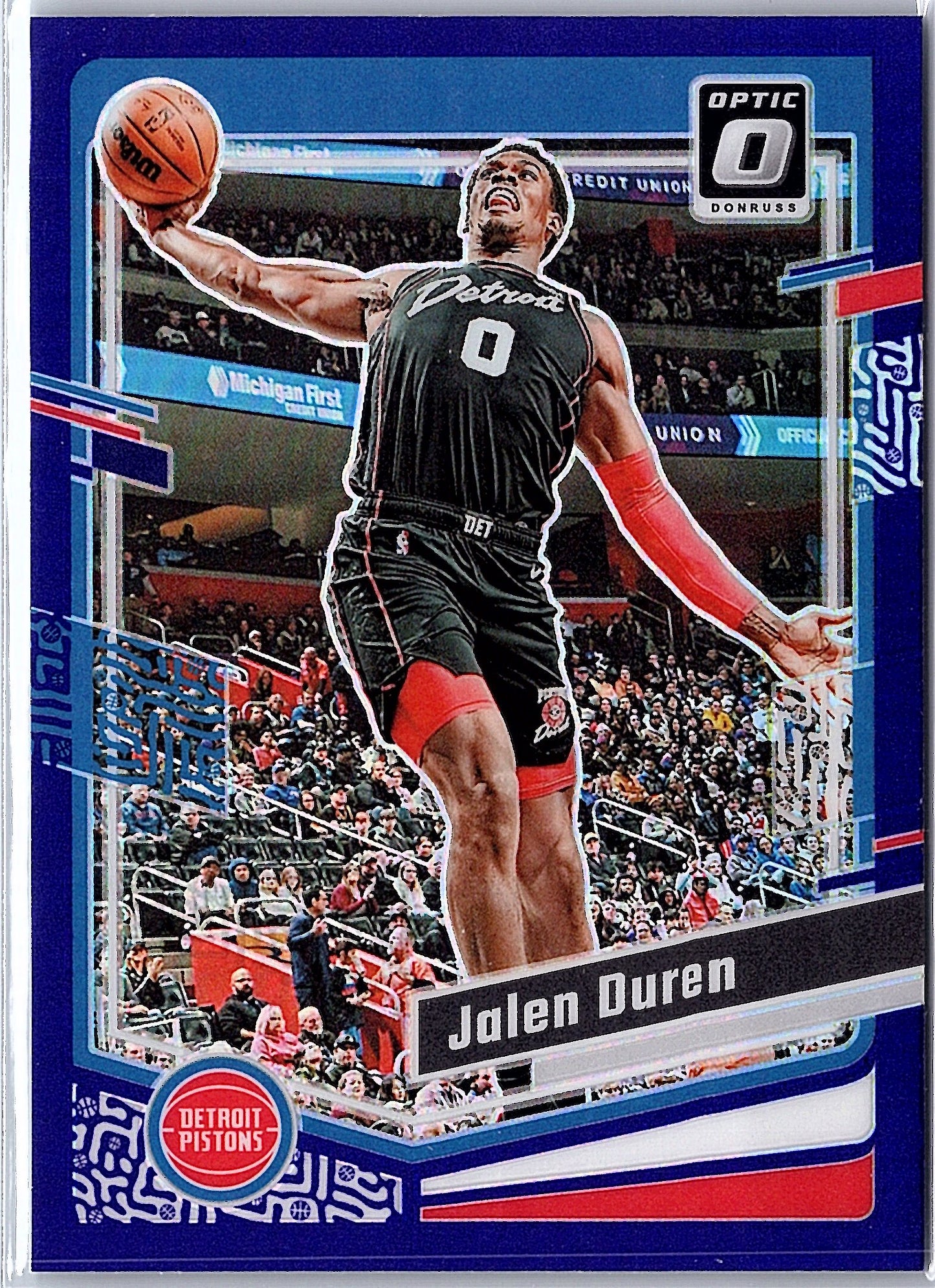 2023-24 Donruss Optic #187 Jalen Duren Purple