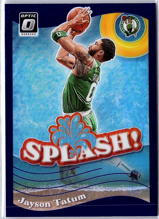 2023-24 Donruss Optic #3 Jayson Tatum Splash Purple