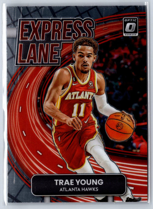 2022-23 Donruss Optic #3 Trae Young Express Lane