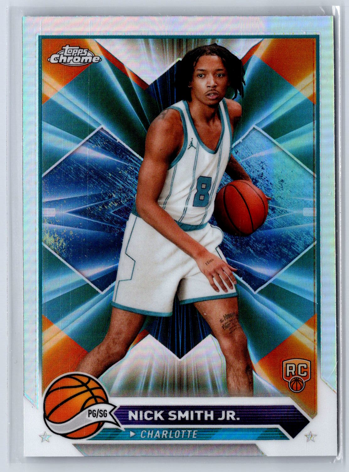 2023-24 Topps Chrome #86 Nick Smith Jr. Refractors