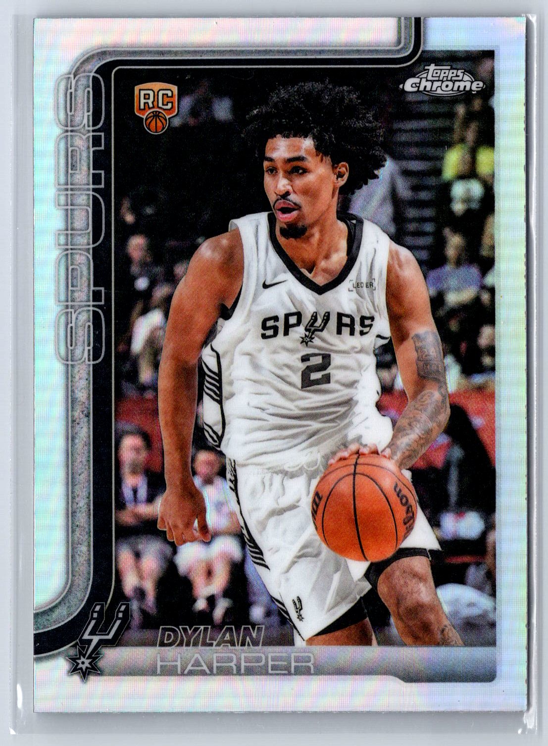 2025-26 Topps Chrome #252 Dylan Harper Refractor