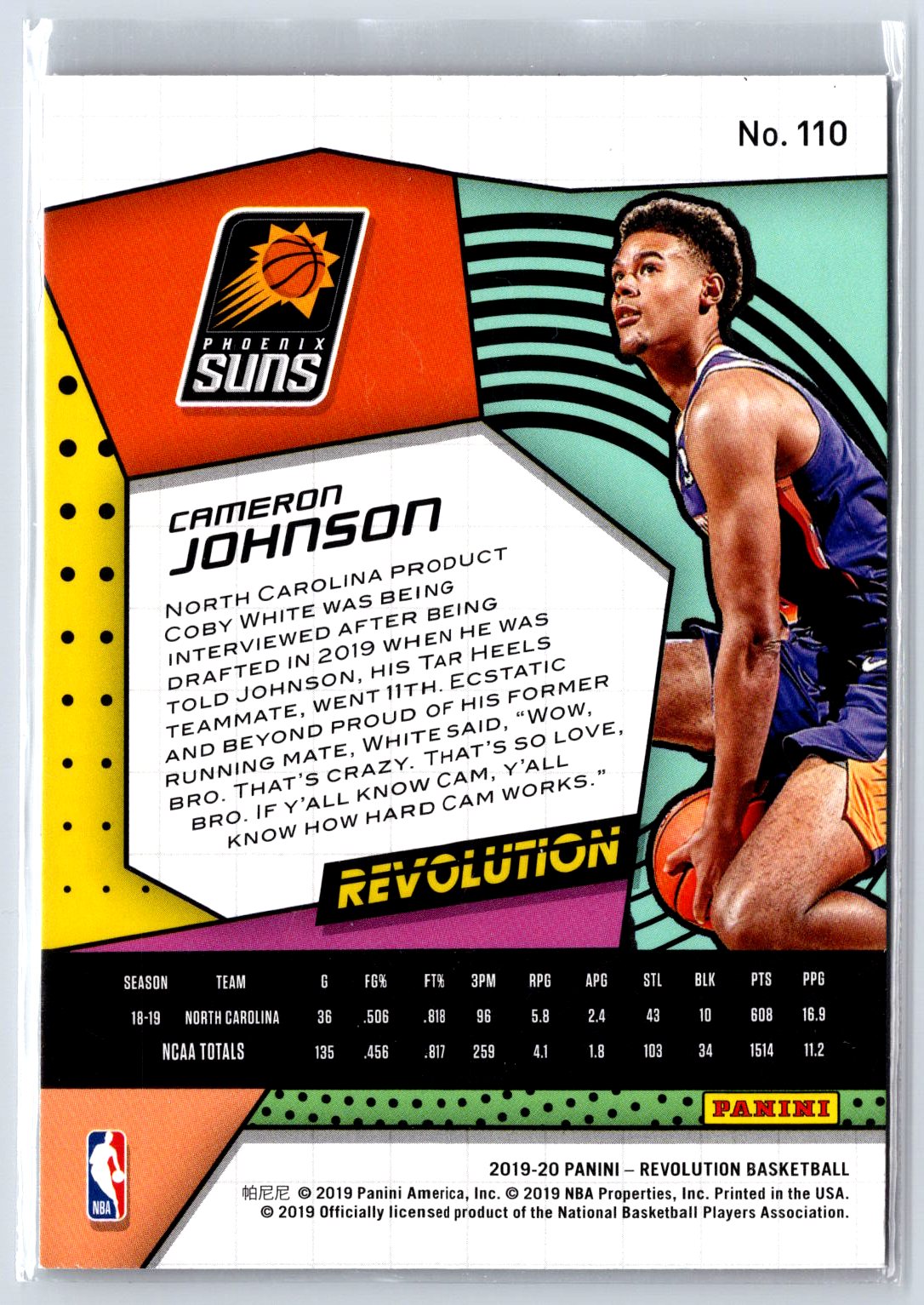 2019-20 Panini Revolution #110 Cameron Johnson
