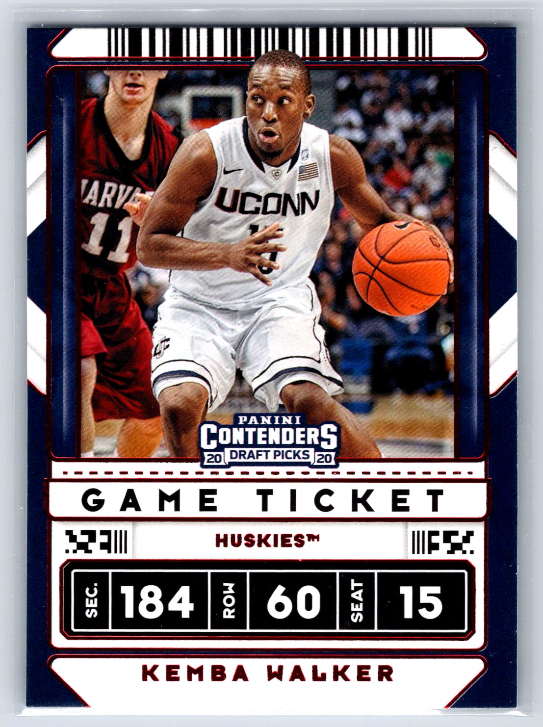 2020 Panini Contenders Draft Picks #9 Kemba Walker Game Ticket Red