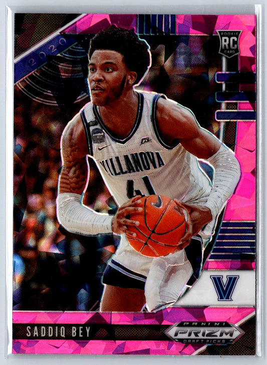 2020 Panini Prizm Draft Picks Collegiate #19 Saddiq Bey Pink Ice