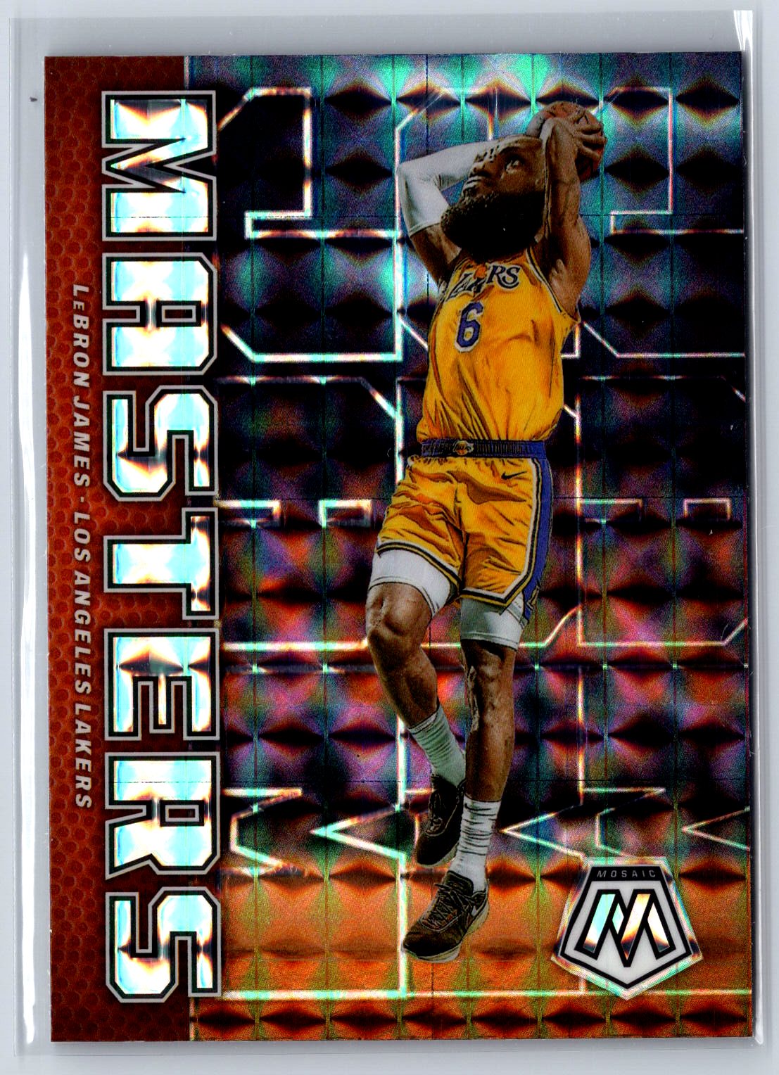 2022-23 Panini Mosaic #1 LeBron James Jam Masters Mosaic