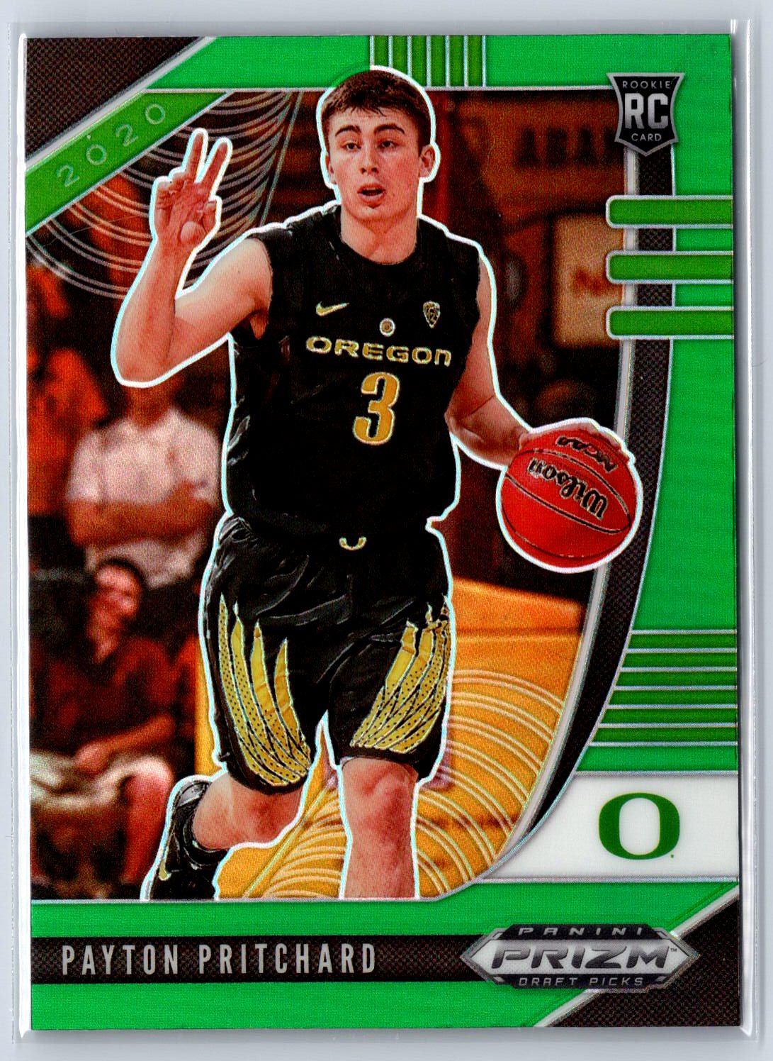 2020 Panini Prizm Draft Picks Collegiate #36 Payton Pritchard Green