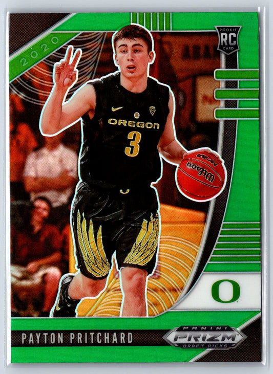 2020 Panini Prizm Draft Picks Collegiate #36 Payton Pritchard Green