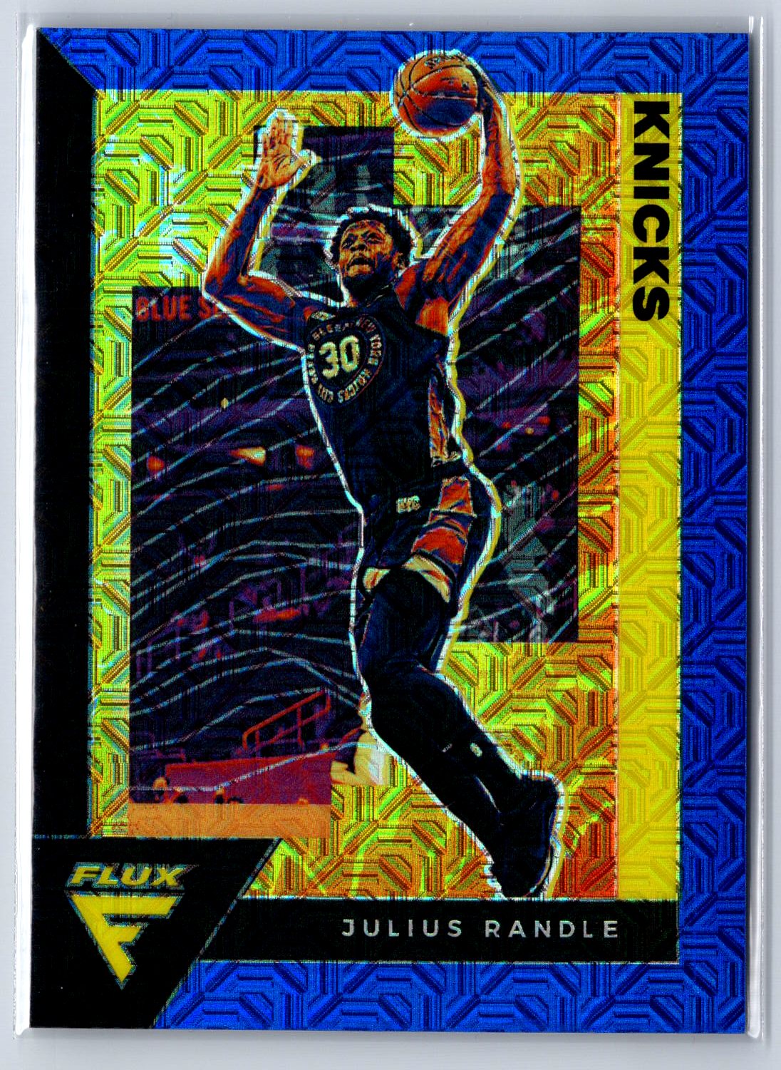 2020-21 Panini Flux #115 Julius Randle Blue #/99
