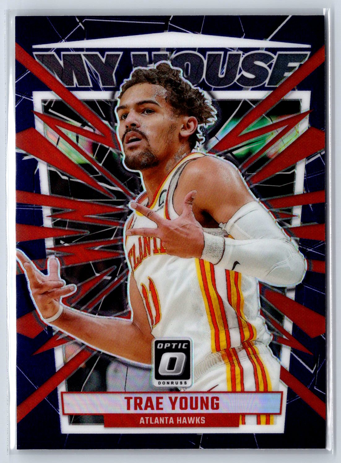 2023-24 Donruss Optic #8 Trae Young My House Purple