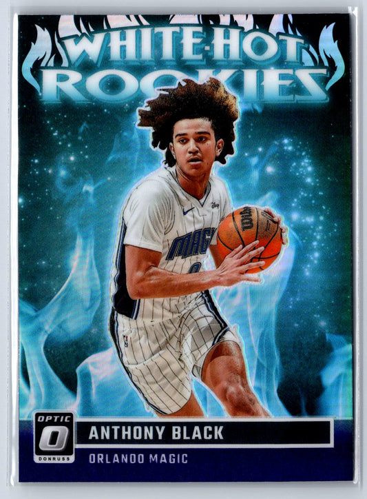 2023-24 Donruss Optic #1 Anthony Black White Hot Rookies Purple