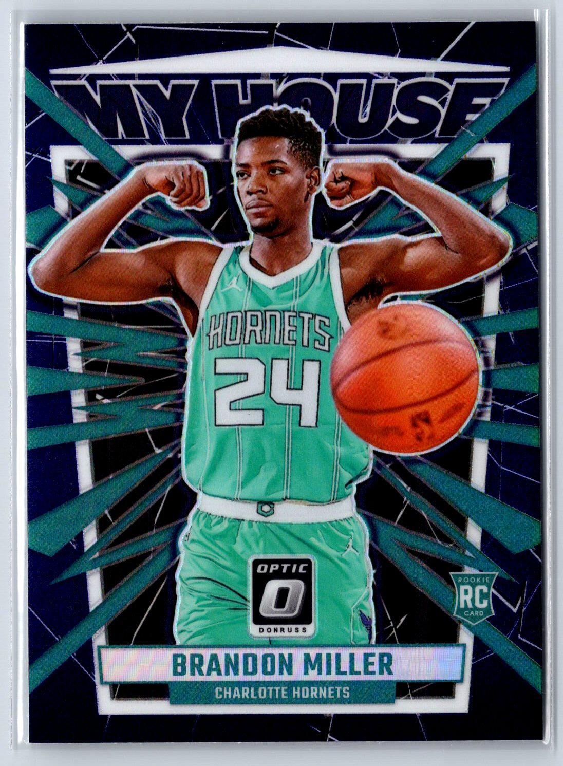 2023-24 Donruss Optic #5 Brandon Miller My House Purple