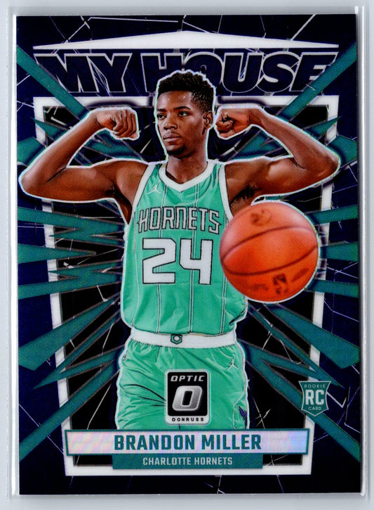 2023-24 Donruss Optic #5 Brandon Miller My House Purple