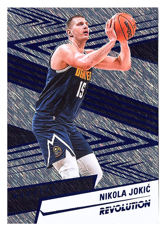 2024-25 Panini Revolution #76 Nikola Jokic Blue Storm